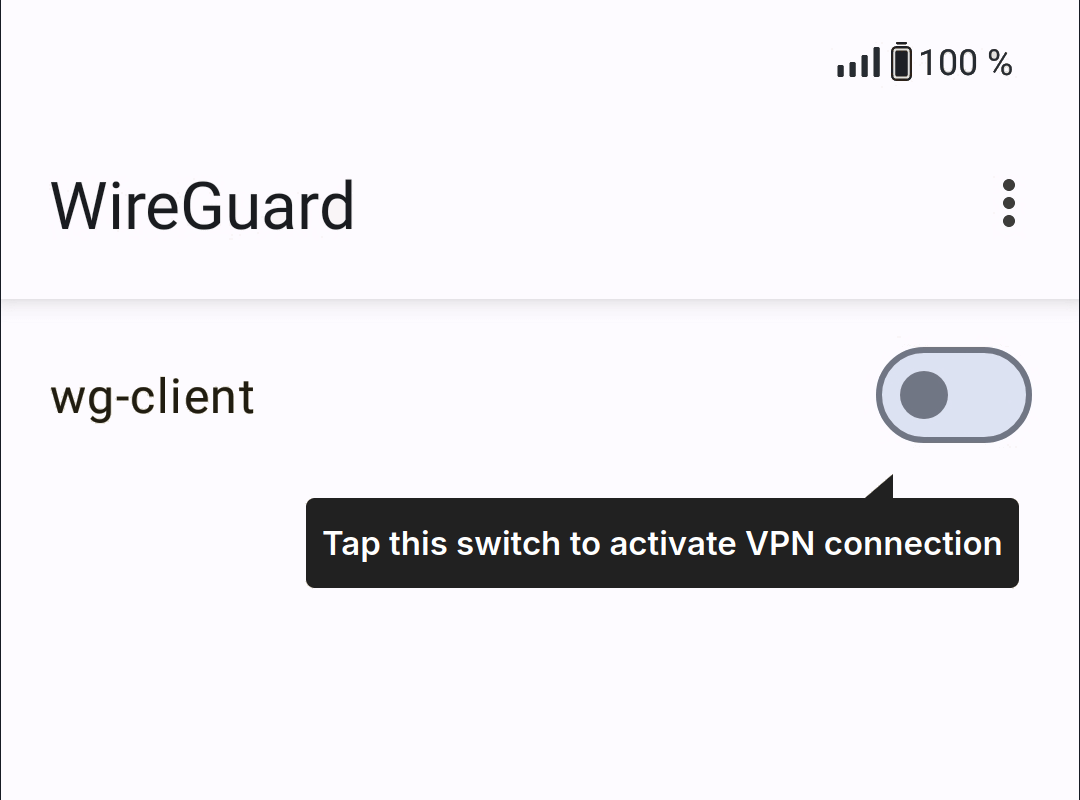 Added VPN tunnel